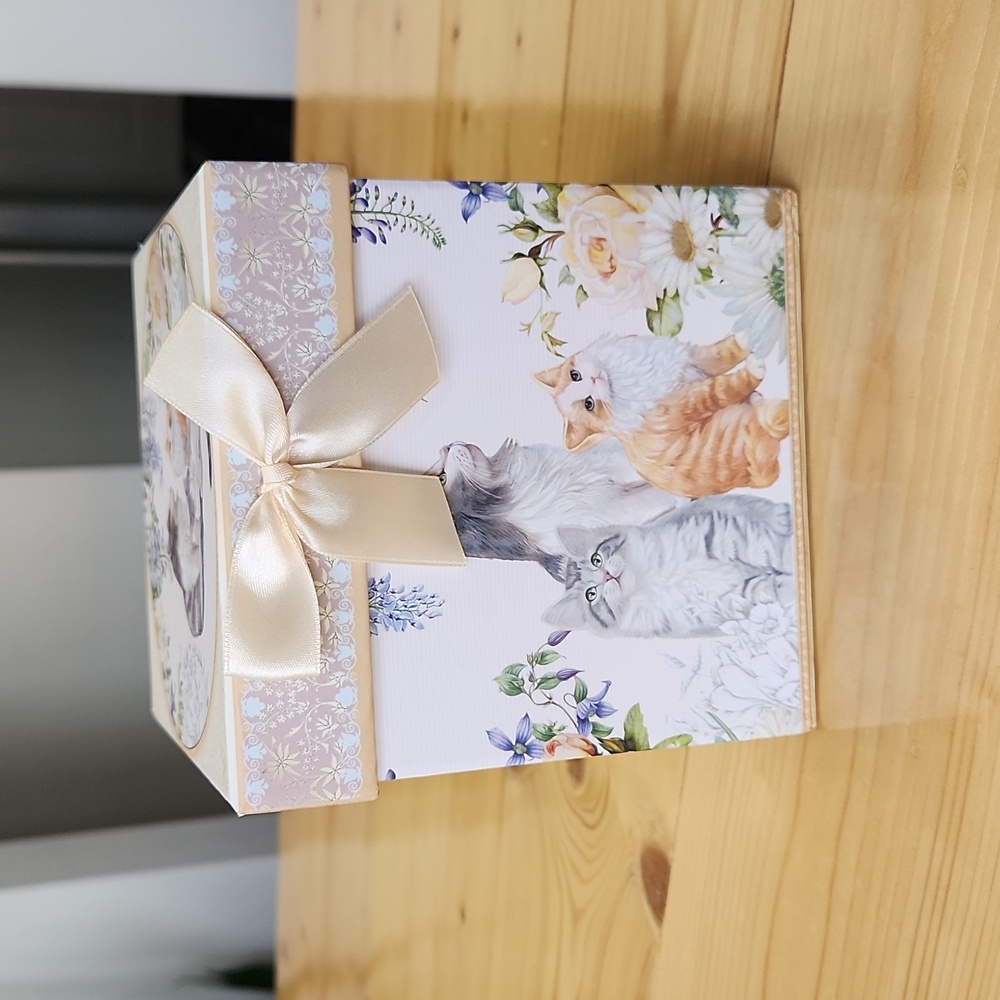 SUMMER RIVER Bits & Pieces Kitty Cat Tea For One 3-Piece Porcelain Set NWB - Picture 4 of 17